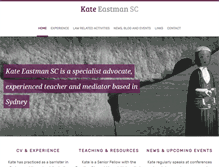 Tablet Screenshot of kateeastman.com